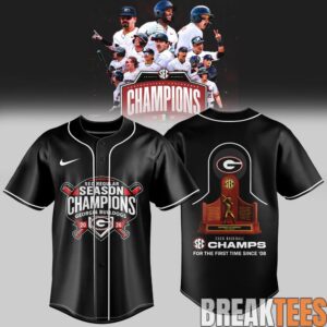 Georgia Bulldogs SEC 2026 Baseball Champions Jersey
