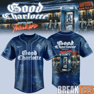 Good Charlotte Motel Du Cap Tour 2026 Baseball Jersey