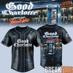 Good Charlotte Motel Du Cap Tour 2026 Baseball Jersey 1