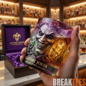 Gothic Joker Collector's Edition Whiskey Glass 1