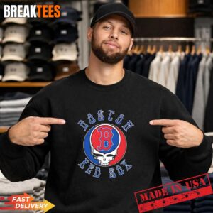 Grateful Dead x Boston Red Sox Baseball Logo T-Shirt 3