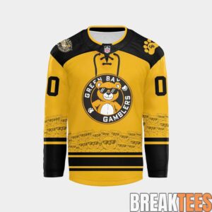 Green Bay Gamblers 2026 Teddy Bear Hockey Jersey 1