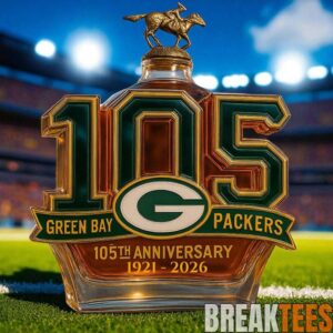 Green Bay Packers 105th Anniversary Limited Edition Whiskey Bottle 1