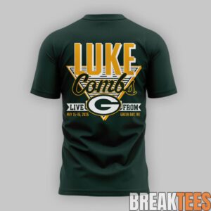 Green Bay Packers x Luke Combs My Kinda Saturday Night Tour 2026 Shirt 2