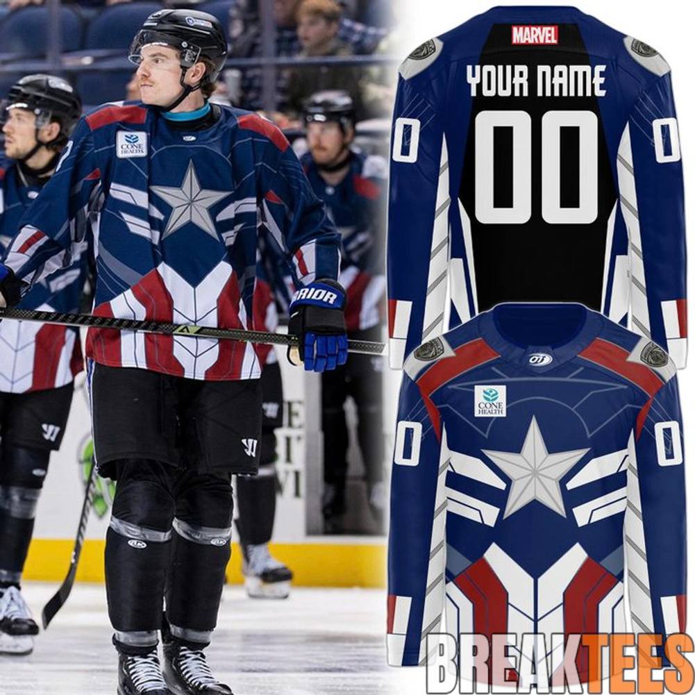 Greensboro Gargoyles Marvel Night Hockey Jersey Greensboro Gargoyles Marvel Night Hockey Jersey