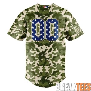 Greensboro Grasshoppers 2026 Military Appreciation Night Baseball Jersey 2