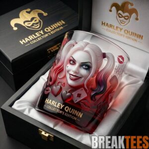 Harley Quinn Collector’s Edition Whiskey Glass