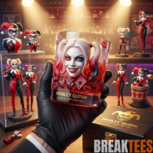 Harley Quinn Collector's Edition Whiskey Glass 1