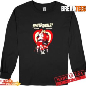 Heated Rivalry Characters Ilya Rozanov And Shane Hollander Hockey T-Shirt 2
