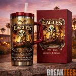 Hotel California Band Eagles 55th Anniversary Tumbler 1