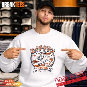 Houston Astros MLB Htown Katakana game ball series T-Shirt 3