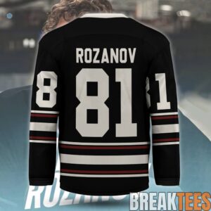 Ilya Rozanov x Snoopy Heated Rivalry Inspired Hockey Jersey 2