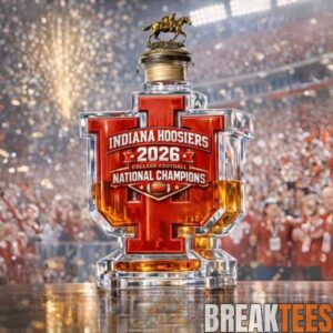 Indiana Hoosiers 2026 College Football National Champions Whiskey Bottle 2