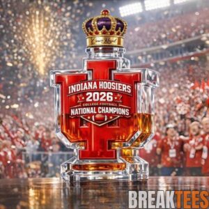 Indiana Hoosiers 2026 College Football National Champions Whiskey Bottle 3