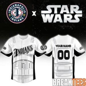 Indianapolis Indians x Star Wars Night Custom Baseball Jerey