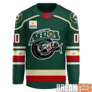 Iowa Aeros Veterans Appreciation Night Hockey Jersey 1 Iowa Aeros Veterans Appreciation Night Hockey Jersey 1