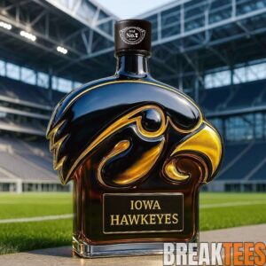 Iowa Hawkeyes Whiskey Bottle 1