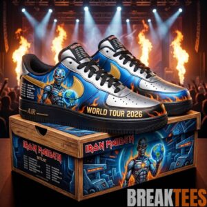 Iron Maiden World Tour 2026 Special Air Force 1 Shoes