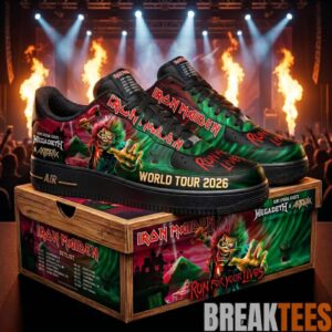 Iron Maiden World Tour 2026 Special Air Force 1 Shoes 2