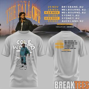 J. Cole The Fall-Off World Tour 2026 Shirt