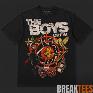 Jack Quaid Hughie Campbell The Boys Crew Shirt 1