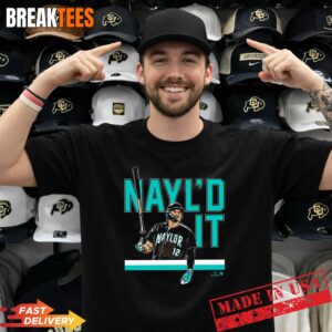 Josh Naylor Nayl'd It Bat Flip Seattle Baseball Shirt