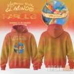 Karol G Viajando Por El Mundo Tropitour 2026 Tie dye Hoodie