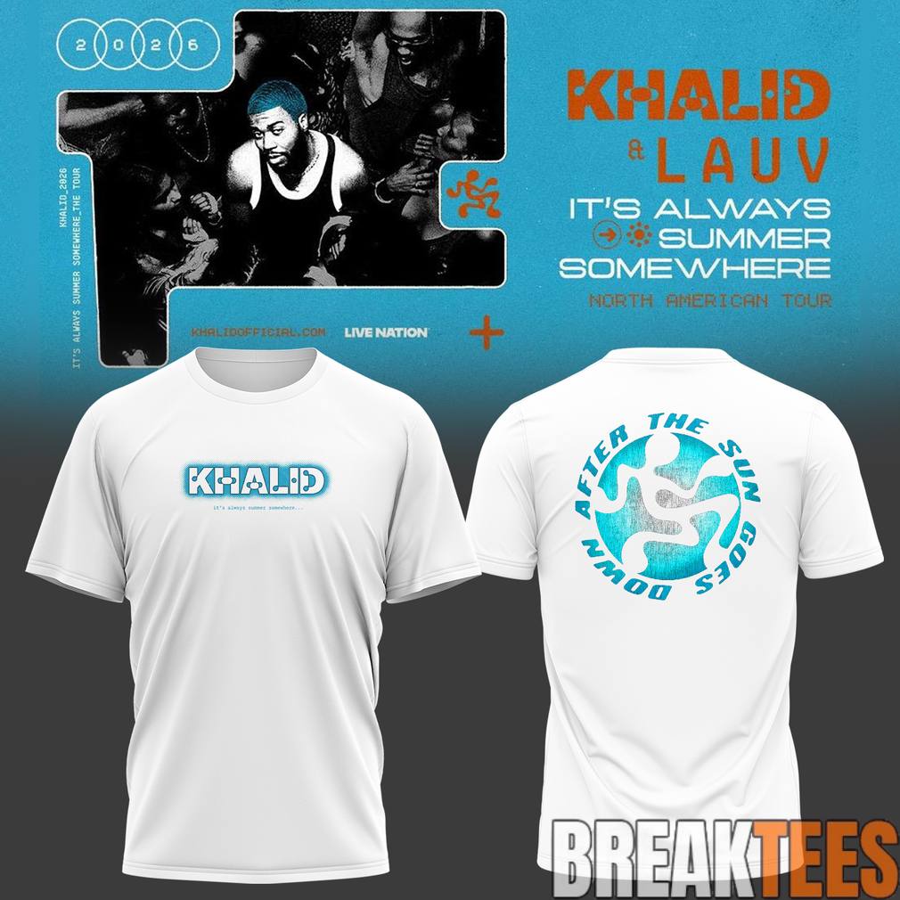 Khalid It’s Always Summer Somewhere ‘Blue Summer’ Shirt Khalid It’s Always Summer Somewhere ‘Blue Summer’ Shirt