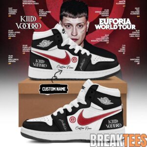 Kidd Voodoo ‘Euforia’ World Tour 2026 Custom Air Jordan 1 Shoes
