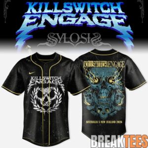 Killswitch Engage Australia and New Zealand Tour 2026 Jersey