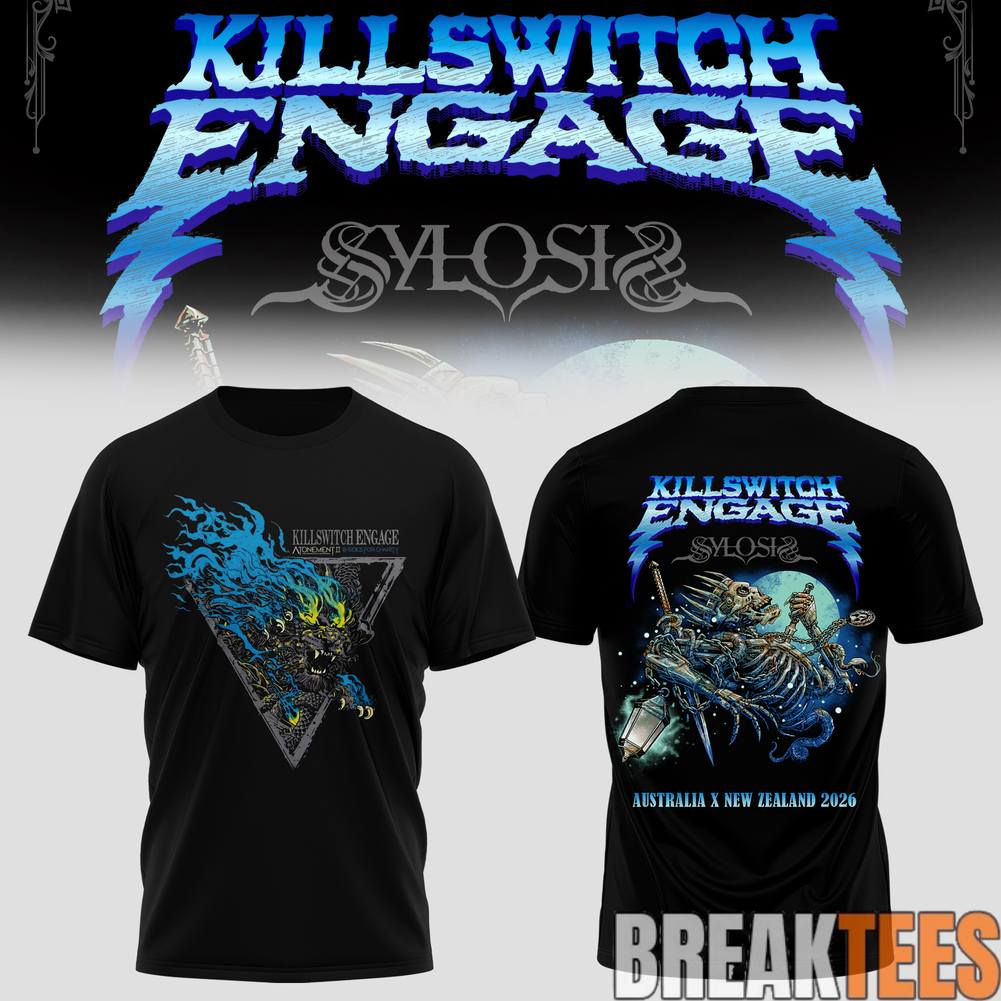 Killswitch Engage Australia and New Zealand Tour 2026 Shirt Killswitch Engage Australia and New Zealand Tour 2026 Shirt