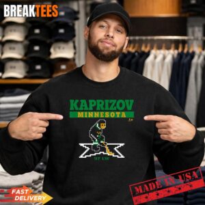 Kirill Kaprizov Minnesota Hockey Retro T-Shirt 3
