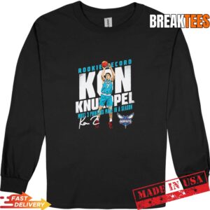 Kon Knueppel most 3 pointers made in a season Charlotte Hornets basketball Shirt 2