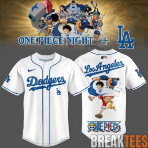 LA Dodgers x One Piece Night 2026 Special Baseball Jersey 2 LA Dodgers x One Piece Night 2026 Special Baseball Jersey 2