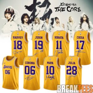 LA Lakers x The Core XG World Tour Basketball Jersey 1