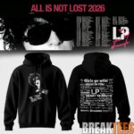 LP All Is Not Lost Tour 2026 Black Hoodie 1