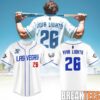LA Dodgers x One Piece Night 2026 Special Baseball Jersey LA Dodgers x One Piece Night 2026 Special Baseball Jersey