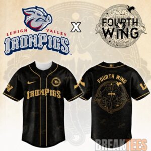 Lehigh Valley Ironpigs Fourth Wing Night 2026 MiLB Game Jersey