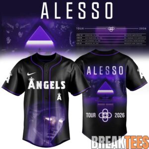 Los Angeles Angels x Alesso 2026 USA Tour Baseball Jersey