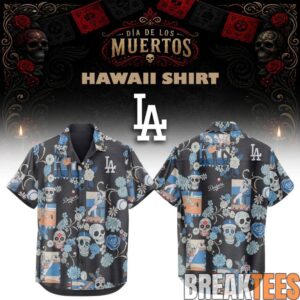 Los Angeles Dodgers Da De Los Muertos 2026 Hawaiian Shirt