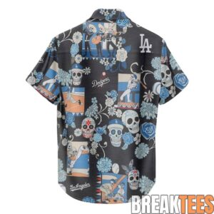 Los Angeles Dodgers Da De Los Muertos 2026 Hawaiian Shirt 2