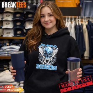Los Angeles Dodgers Skull MLB T-Shirt 1