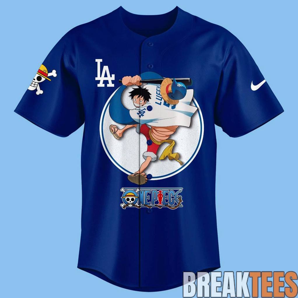 Los Angeles Dodgers x One Piece Night 2026 Baseball Jersey Los Angeles Dodgers x One Piece Night 2026 Baseball Jersey