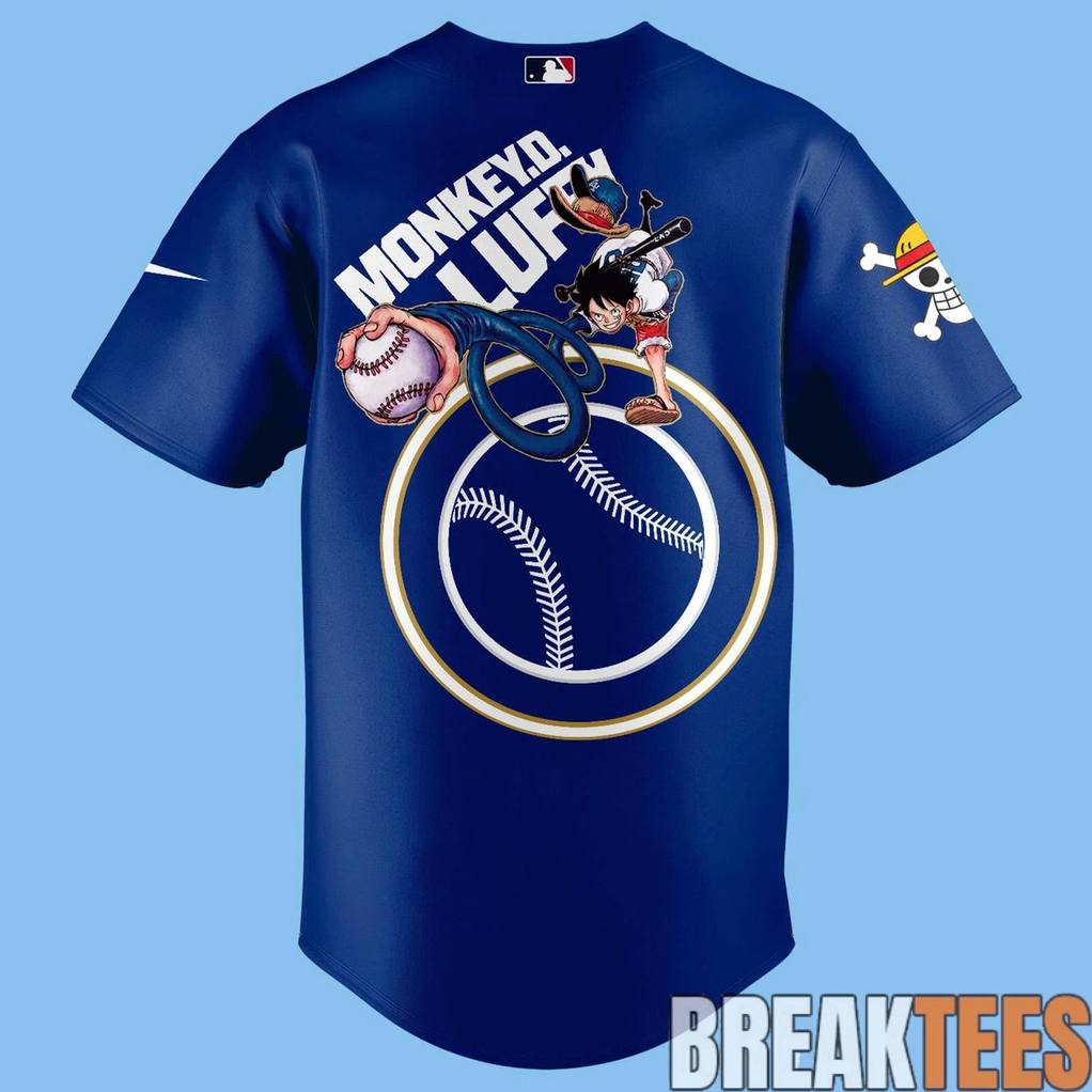 Los Angeles Dodgers x One Piece Night 2026 Baseball Jersey Los Angeles Dodgers x One Piece Night 2026 Baseball Jersey