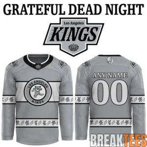 Los Angeles Kings x Grateful Dead Night 2026 Custom Hockey Jersey