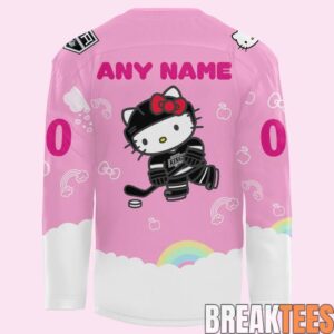 Los Angeles Kings x Hello Kitty 2026 Custom Hockey Jersey 2