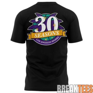 Los Angeles Sparks 2026 New T-Shirt - Black 2