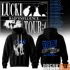 Lucki Bad Influence Tour 2026 Deep Blue Barbed Hoodie