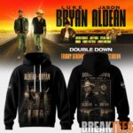 BreakTees 31 Luke Bryan x Jason Aldean Double Down Tour 2026 Desert Highway Hoodie 1