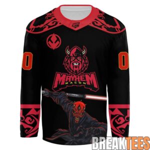 Macon Mayhem x 2026 Star Wars Night Custom Hockey Jersey 1